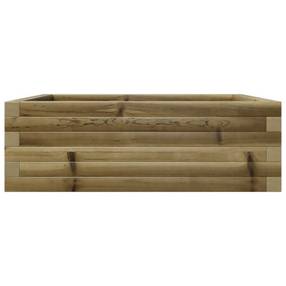 Fioriera da Giardino 70x70x23 cm in Legno di Pino Impregnato - homemem39
