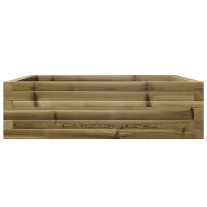 Fioriera da Giardino 80x80x23 cm in Legno di Pino Impregnato - homemem39