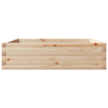 Fioriera da Giardino 90x90x23 cm in Legno Massello di Pino - homemem39