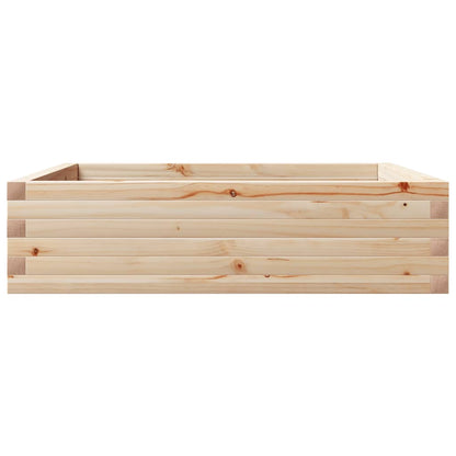 Fioriera da Giardino 90x90x23 cm in Legno Massello di Pino - homemem39