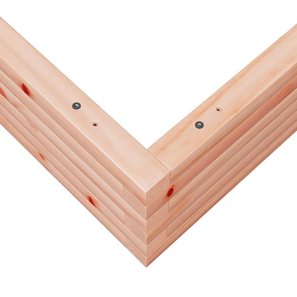 Fioriera da Giardino 100x100x23 cm Legno Massello di Douglas - homemem39