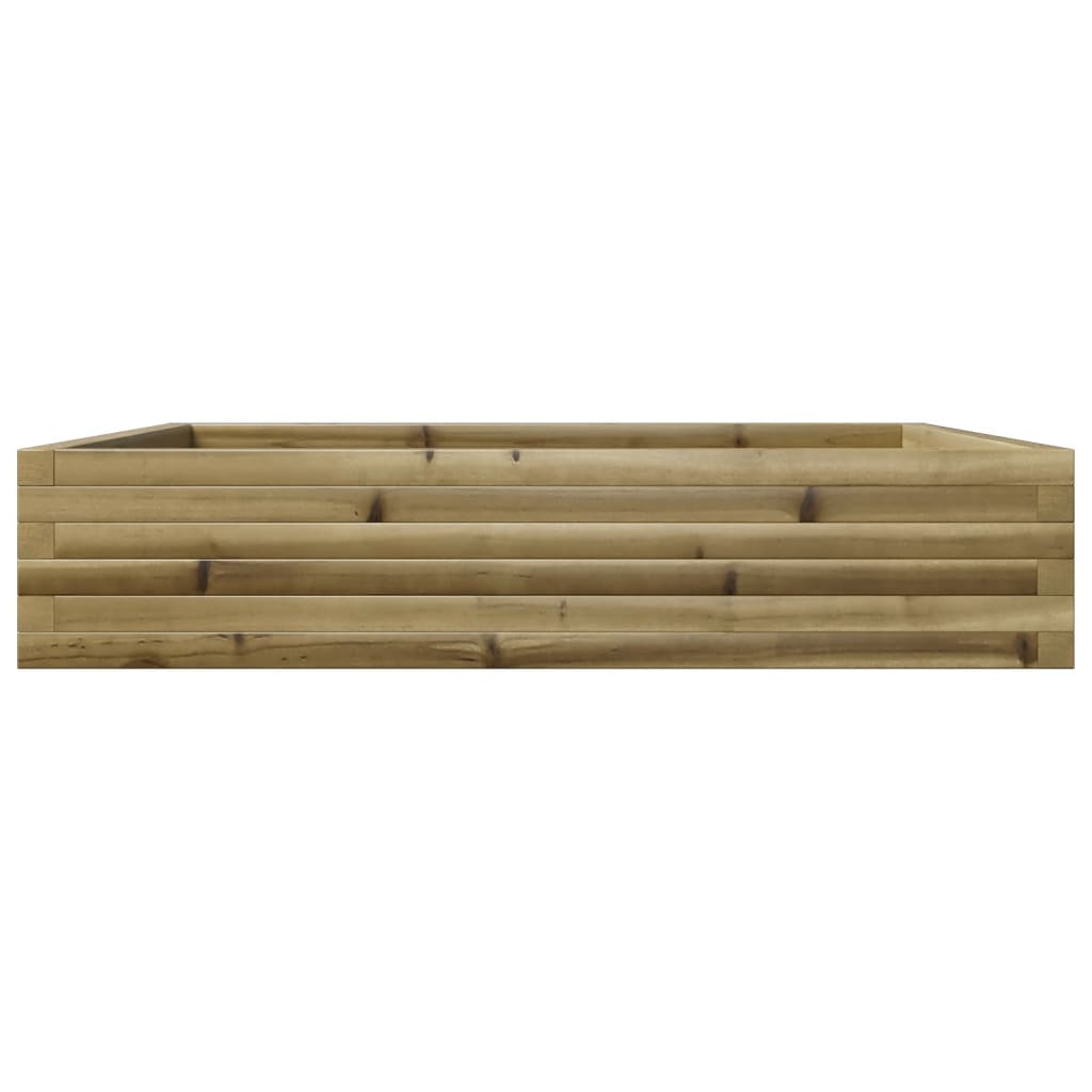Fioriera da Giardino 110x110x23 cm in Legno di Pino Impregnato - homemem39