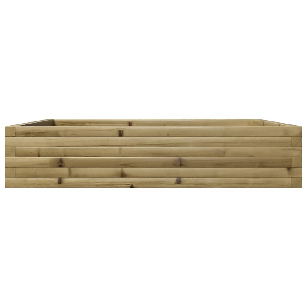 Fioriera da Giardino 110x110x23 cm in Legno di Pino Impregnato - homemem39