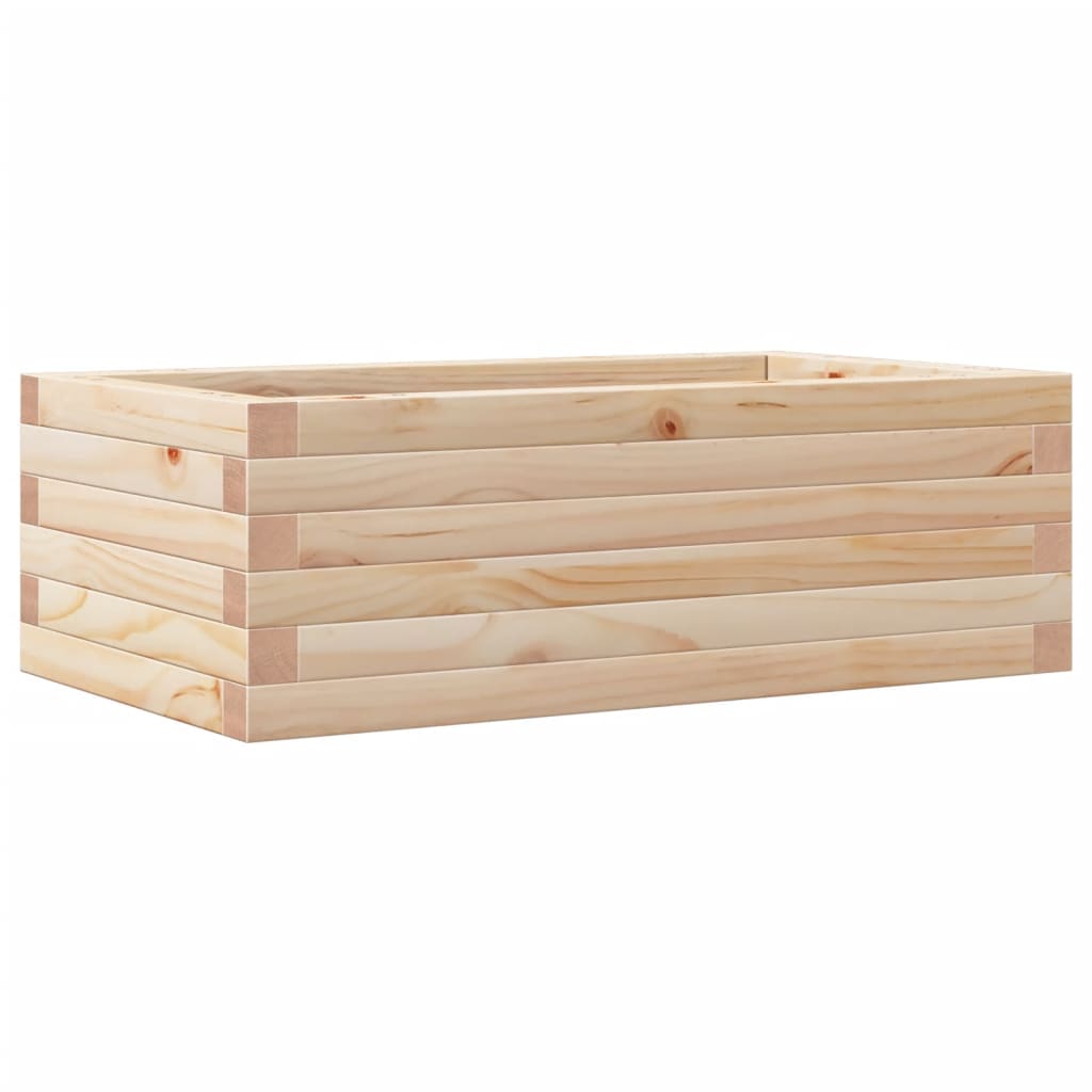 Fioriera da Giardino 70x40x23 cm in Legno Massello di Pino - homemem39