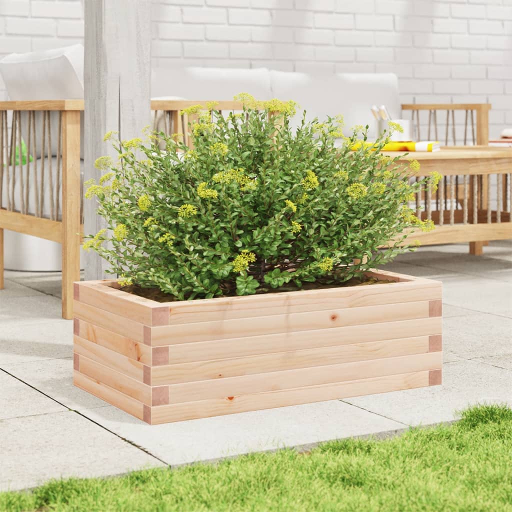 Fioriera da Giardino 70x40x23 cm in Legno Massello di Pino - homemem39