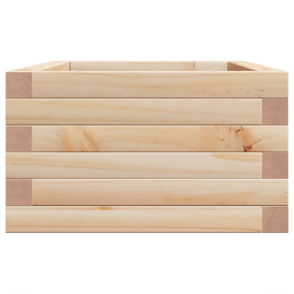 Fioriera da Giardino 70x40x23 cm in Legno Massello di Pino - homemem39