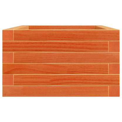 Fioriera Giardino Marrone Cera 70x40x23cm Legno Massello Pino