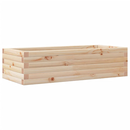 Fioriera da Giardino 90x40x23 cm in Legno Massello di Pino