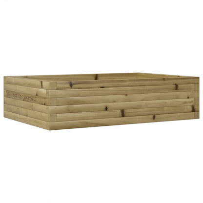 Fioriera da Giardino 90x60x23 cm in Legno di Pino Impregnato - homemem39