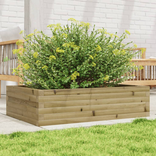 Fioriera da Giardino 90x60x23 cm in Legno di Pino Impregnato - homemem39