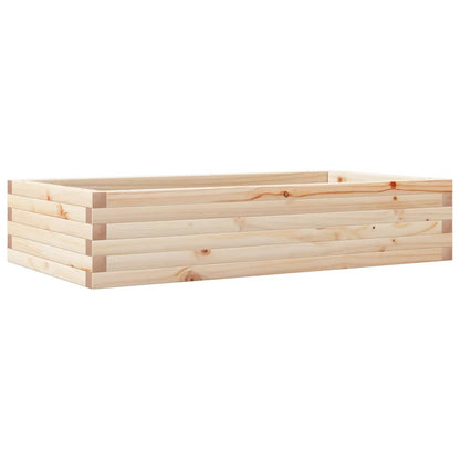 Fioriera da Giardino 110x60x23 cm in Legno Massello di Pino - homemem39