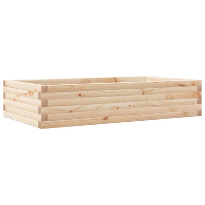 Fioriera da Giardino 110x60x23 cm in Legno Massello di Pino - homemem39