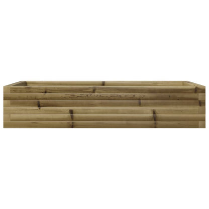 Fioriera da Giardino 110x60x23 cm in Legno di Pino Impregnato
