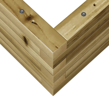 Fioriera da Giardino 110x60x23 cm in Legno di Pino Impregnato