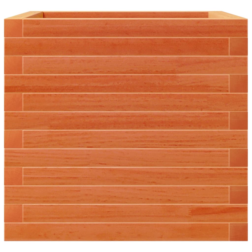 Fioriera Giardino Marrone Cera 50x50x45,5cm Legno Massello Pino | homemem39