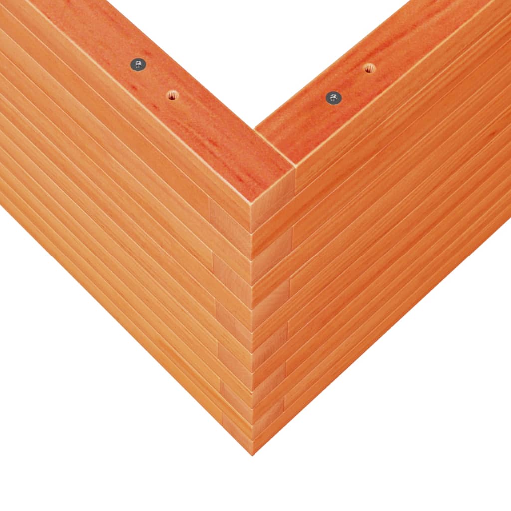 Fioriera Giardino Marrone Cera 50x50x45,5cm Legno Massello Pino | homemem39