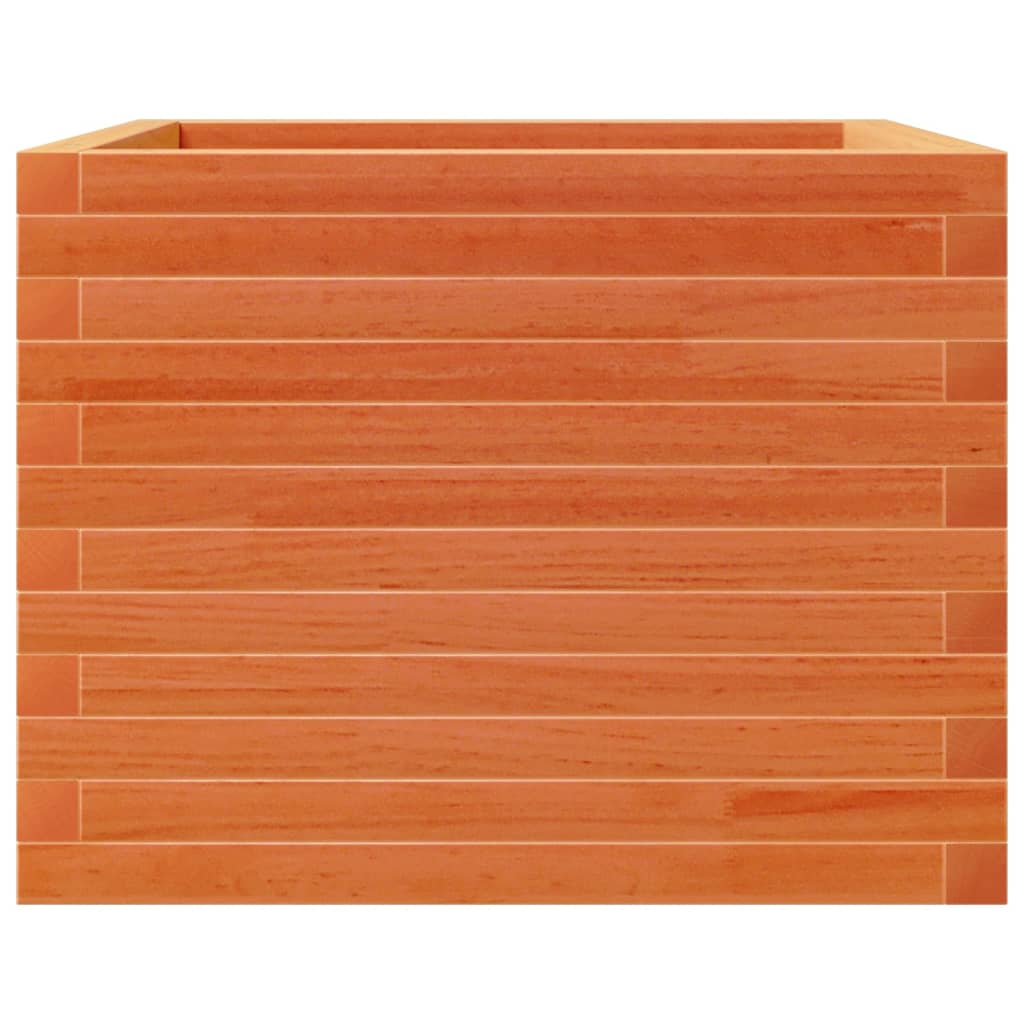 Fioriera Giardino Marrone Cera 60x60x45,5cm Legno Massello Pino | homemem39