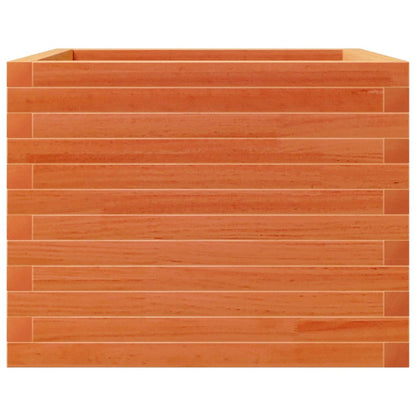 Fioriera Giardino Marrone Cera 60x60x45,5cm Legno Massello Pino | homemem39