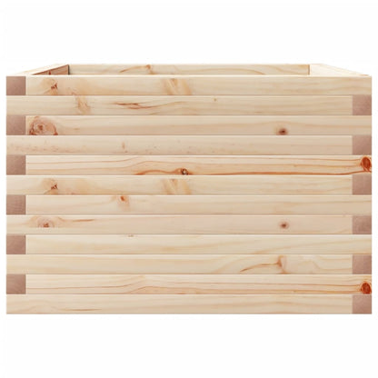 Fioriera da Giardino 70x70x45,5 cm in Legno Massello di Pino