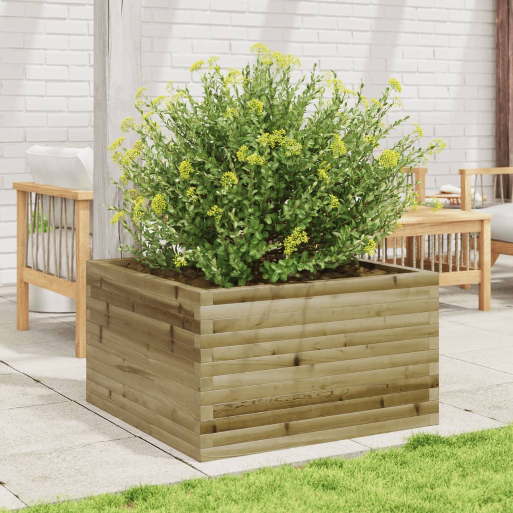 Fioriera da Giardino 80x80x45,5 cm in Legno di Pino Impregnato - homemem39