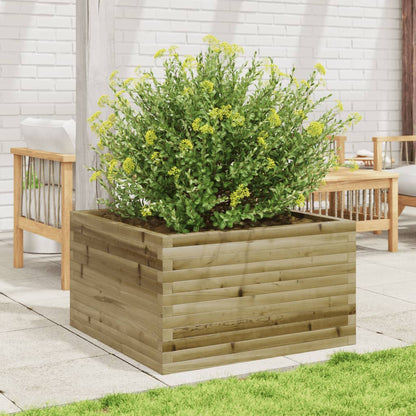 Fioriera da Giardino 80x80x45,5 cm in Legno di Pino Impregnato - homemem39