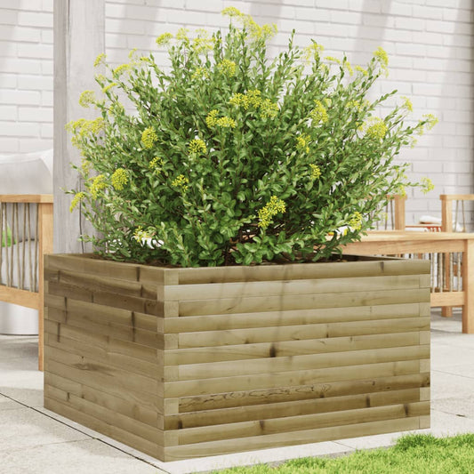 Fioriera da Giardino 80x80x45,5 cm in Legno di Pino Impregnato - homemem39