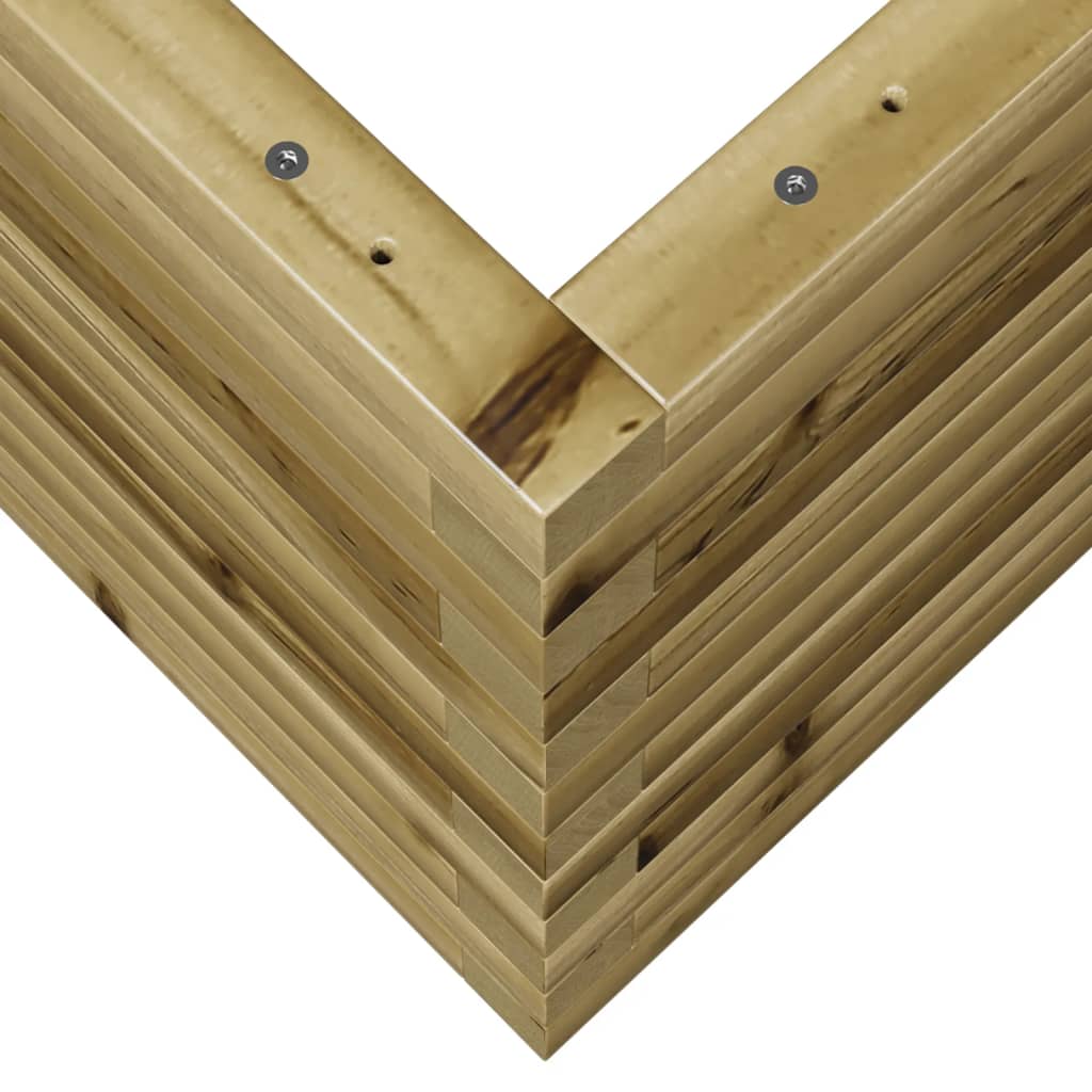 Fioriera da Giardino 90x40x45,5 cm in Legno di Pino Impregnato - homemem39
