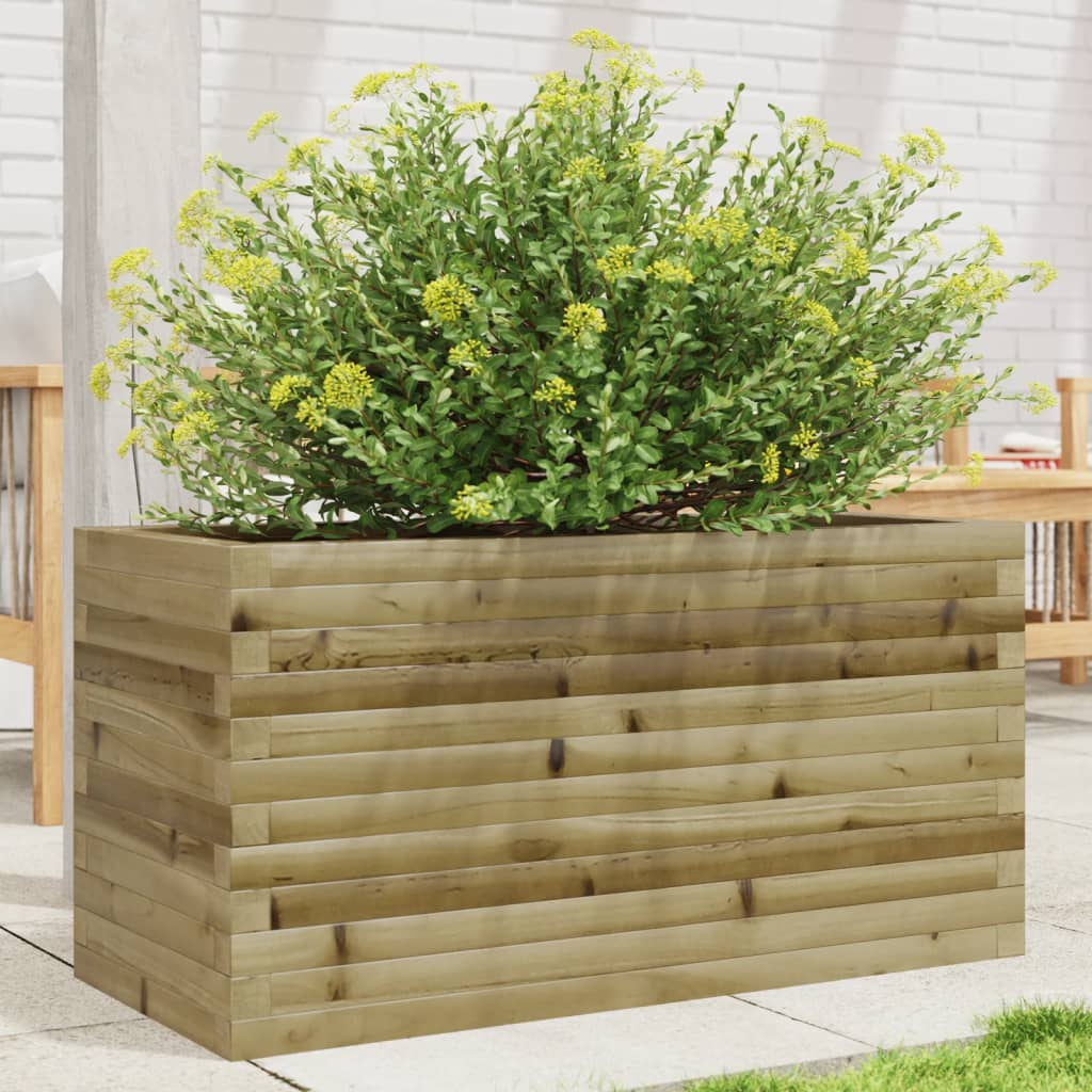 Fioriera da Giardino in Legno di Pino Impregnato