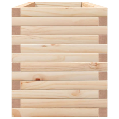 Fioriera da Giardino 110x40x45,5 cm in Legno Massello di Pino
