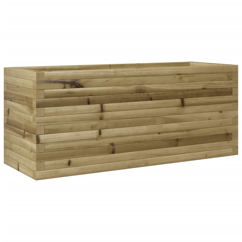 Fioriera da Giardino 110x40x45,5 cm in Legno di Pino Impregnato