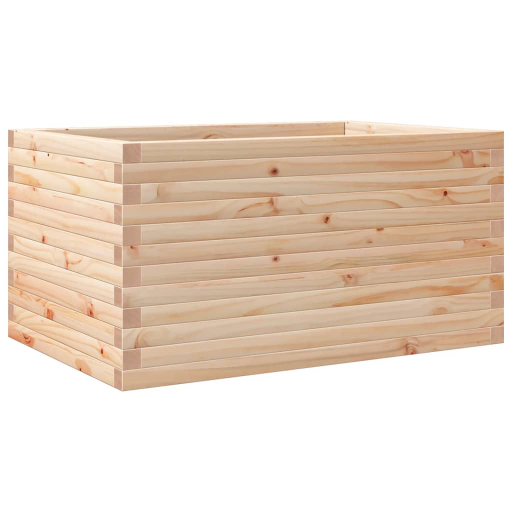 Fioriera da Giardino 90x60x45,5 cm in Legno Massello di Pino - homemem39