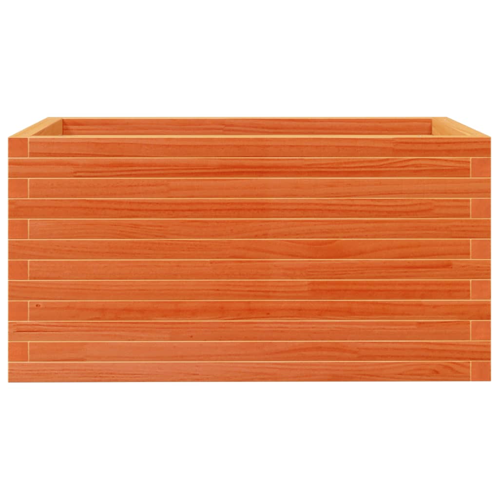 Fioriera Giardino Marrone Cera 90x60x45,5cm Legno Massello Pino | homemem39