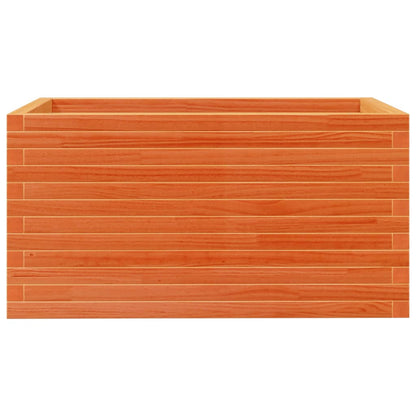 Fioriera Giardino Marrone Cera 90x60x45,5cm Legno Massello Pino | homemem39