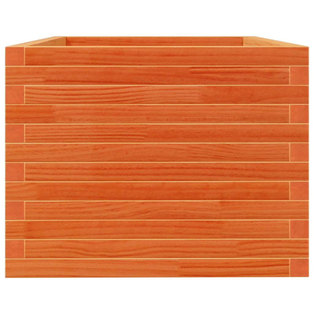 Fioriera Giardino Marrone Cera 90x60x45,5cm Legno Massello Pino | homemem39