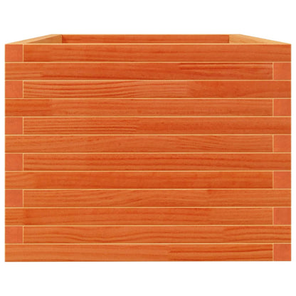 Fioriera Giardino Marrone Cera 90x60x45,5cm Legno Massello Pino | homemem39