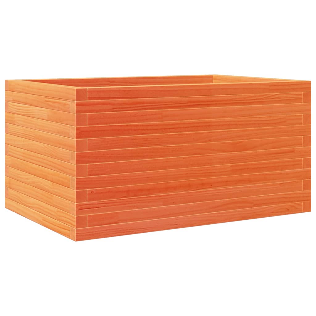 Fioriera Giardino Marrone Cera 90x60x45,5cm Legno Massello Pino | homemem39