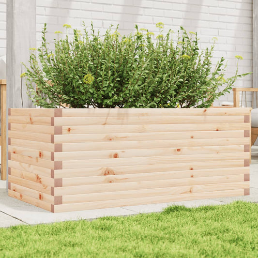 Fioriera da Giardino 110x60x45,5 cm in Legno Massello di Pino - homemem39