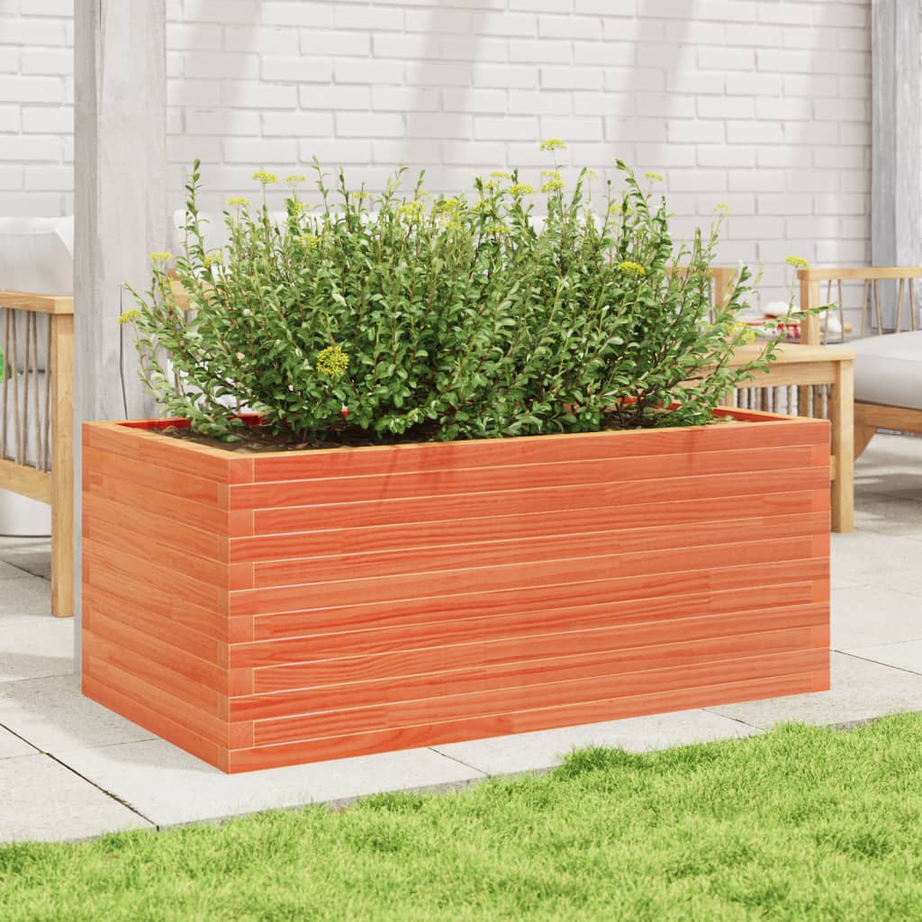 Fioriera da Giardino 110x60x45,5 cm in Legno Massello di Pino | homemem39
