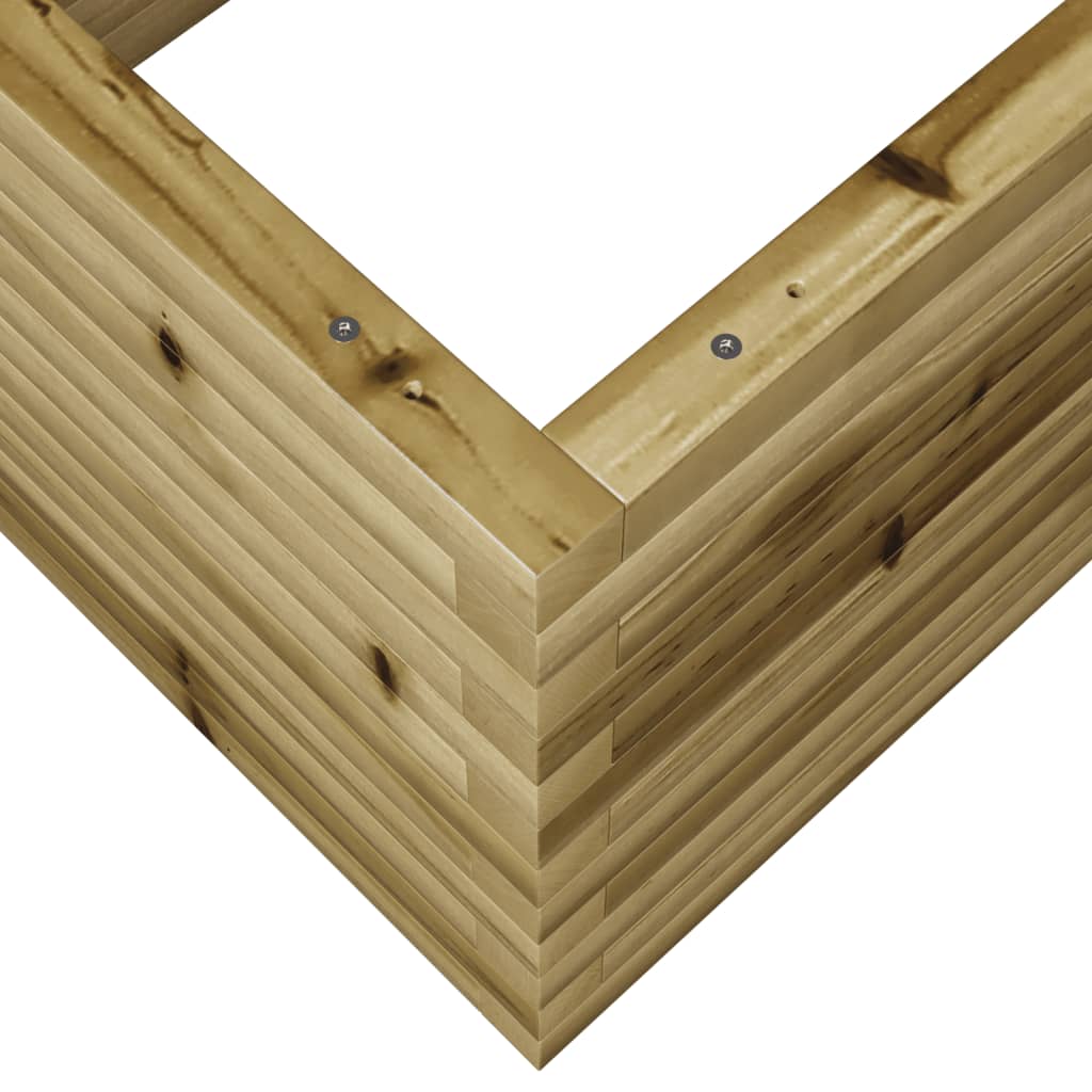 Fioriera da Giardino 110x60x45,5 cm in Legno di Pino Impregnato - homemem39