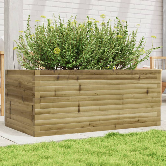 Fioriera da Giardino 110x60x45,5 cm in Legno di Pino Impregnato - homemem39