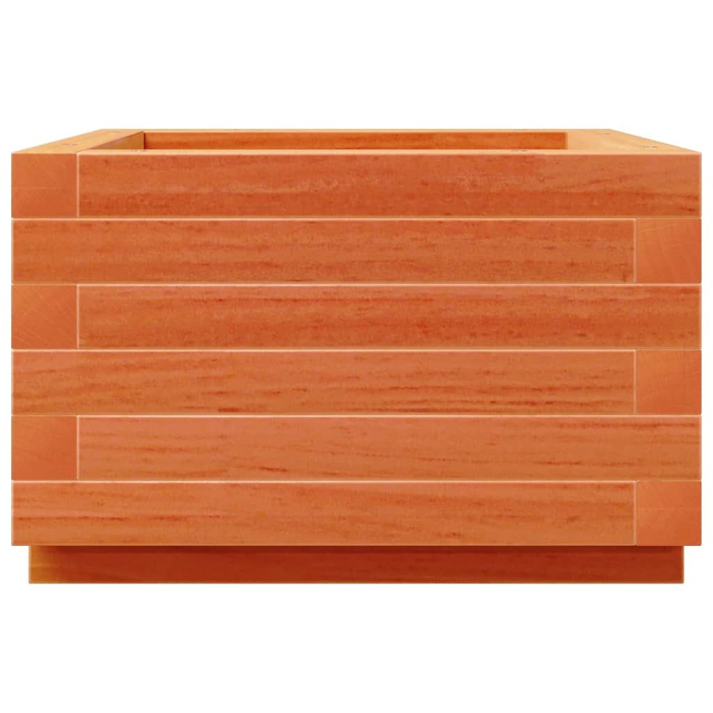 Fioriera Giardino Marrone Cera 40x40x26,5cm Legno Massello Pino - homemem39