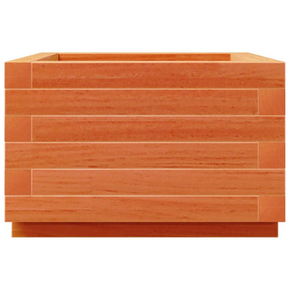 Fioriera Giardino Marrone Cera 40x40x26,5cm Legno Massello Pino - homemem39