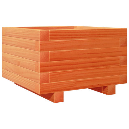 Fioriera Giardino Marrone Cera 40x40x26,5cm Legno Massello Pino - homemem39