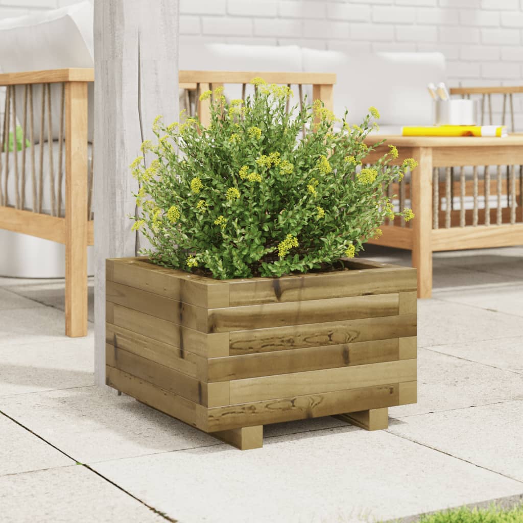 Fioriera da Giardino 40x40x26,5 cm in Legno di Pino Impregnato - homemem39