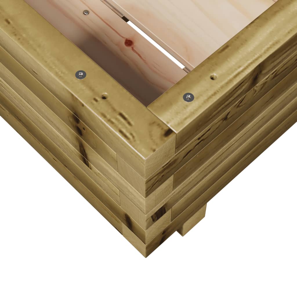 Fioriera da Giardino 40x40x26,5 cm in Legno di Pino Impregnato - homemem39