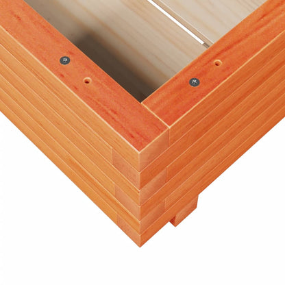 Fioriera Giardino Marrone Cera 50x50x26,5cm Legno Massello Pino | homemem39