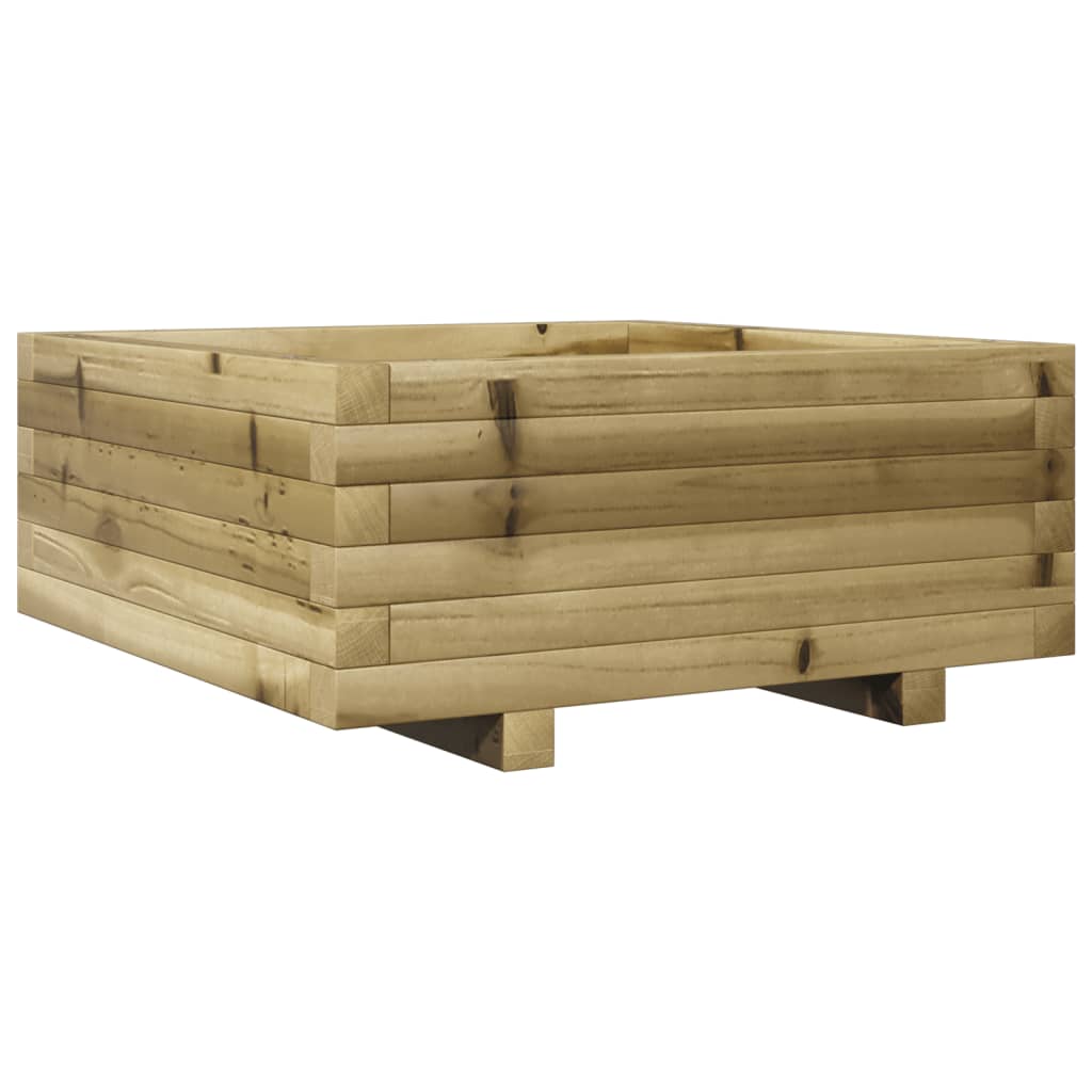 Fioriera da Giardino 60x60x26,5 cm in Legno di Pino Impregnato - homemem39