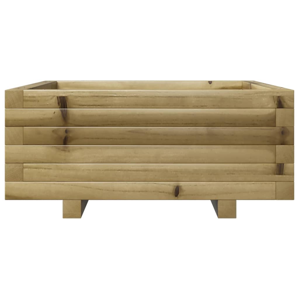 Fioriera da Giardino 60x60x26,5 cm in Legno di Pino Impregnato - homemem39