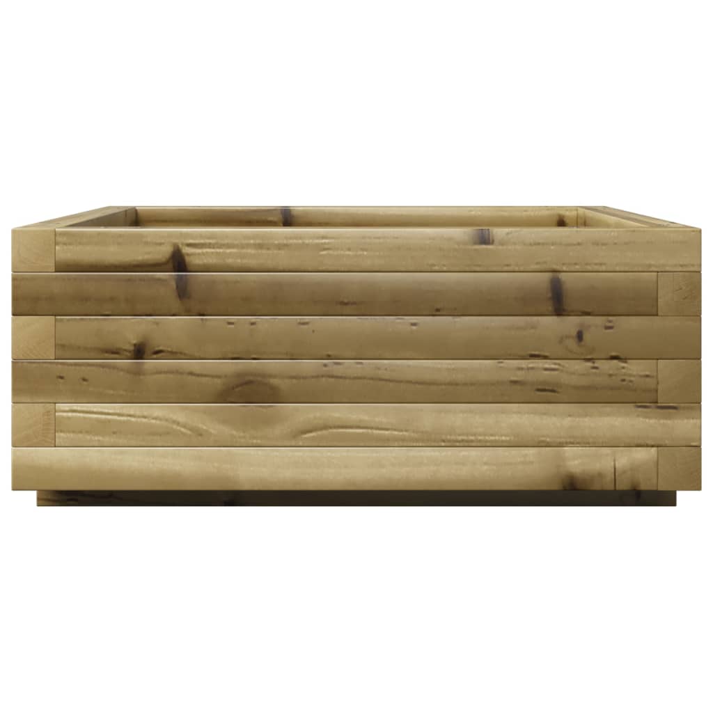 Fioriera da Giardino 60x60x26,5 cm in Legno di Pino Impregnato - homemem39