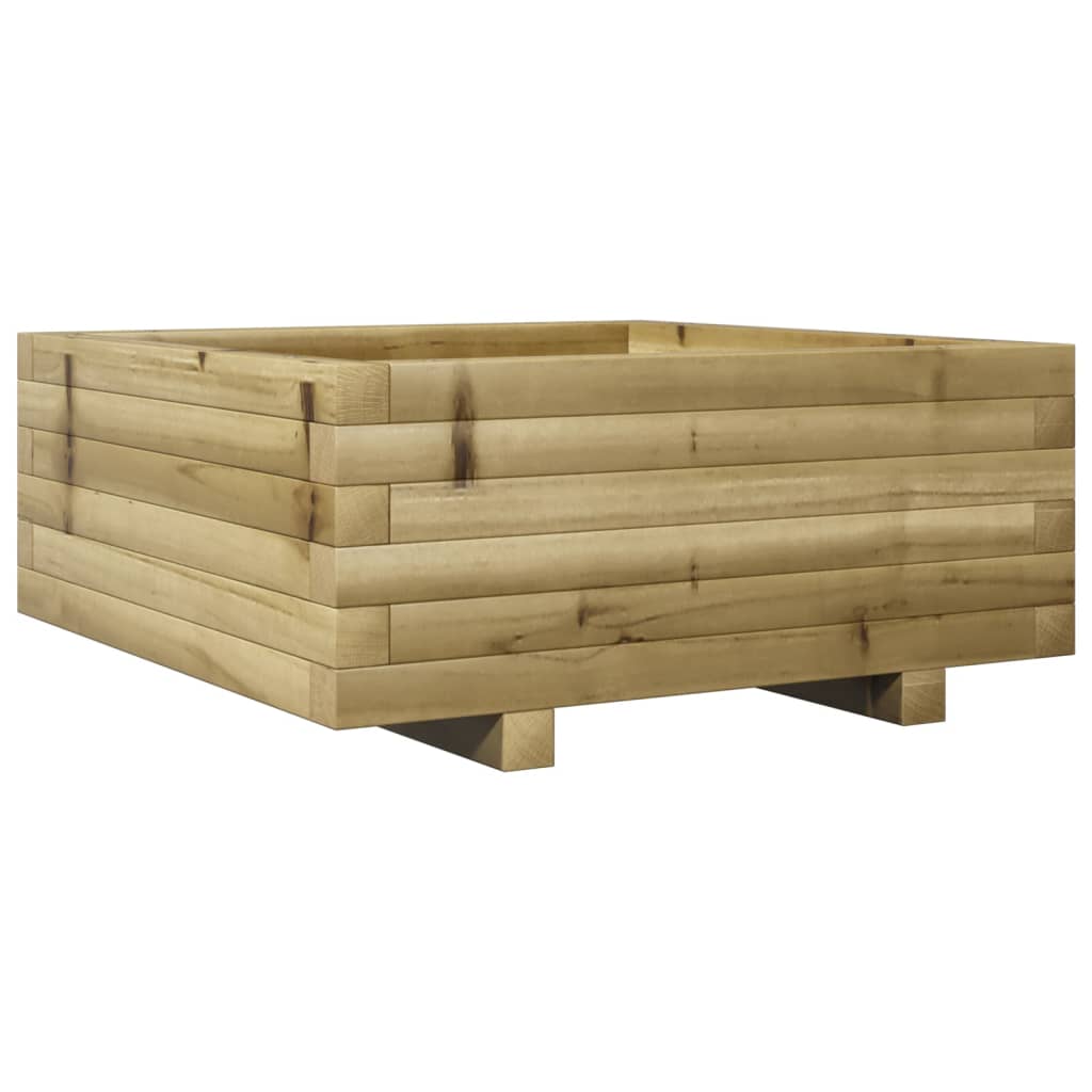 Fioriera da Giardino 60x60x26,5 cm in Legno di Pino Impregnato - homemem39